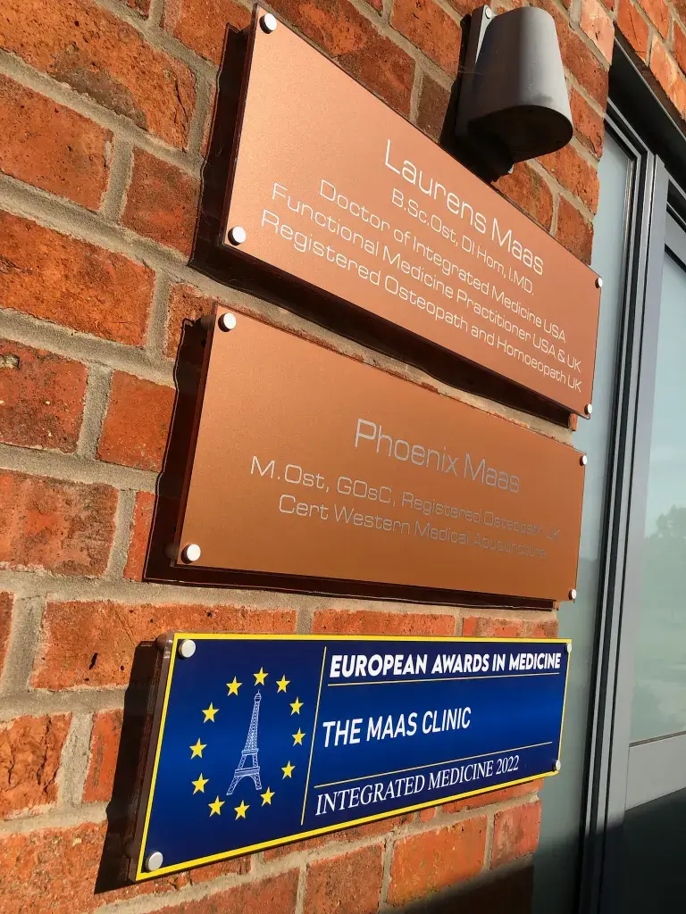 Acrylic signs by V Signs — MSL Global blue acrylic fascia, Hampshire