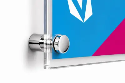 Chrome standoff — V Signs